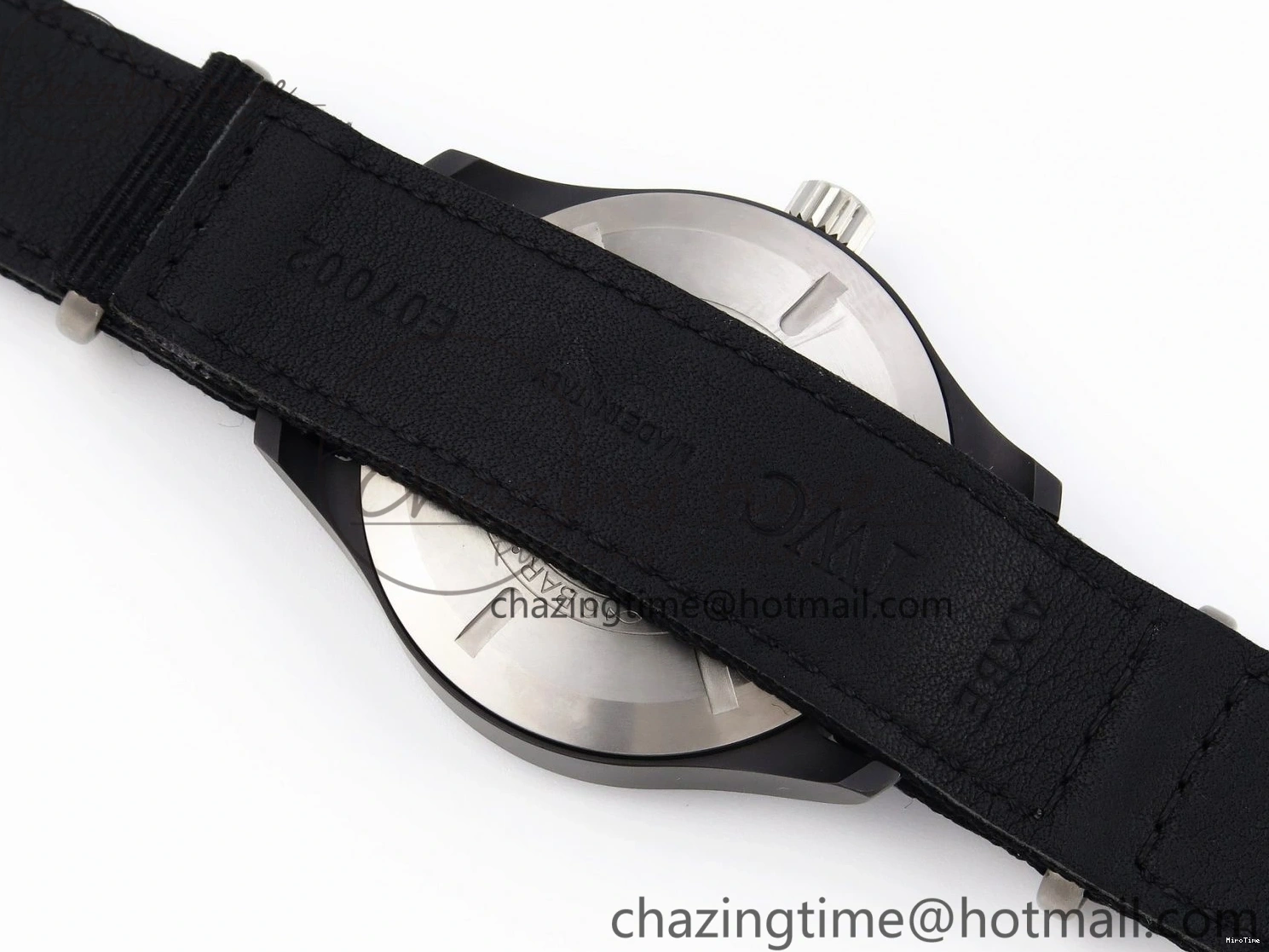 MIROTIME 0208 FreshLook Pilot’s Watch Top Gun Black Ceramic IW326901 ZF 1:1 Best Edition on Black Nylon Strap A 7026